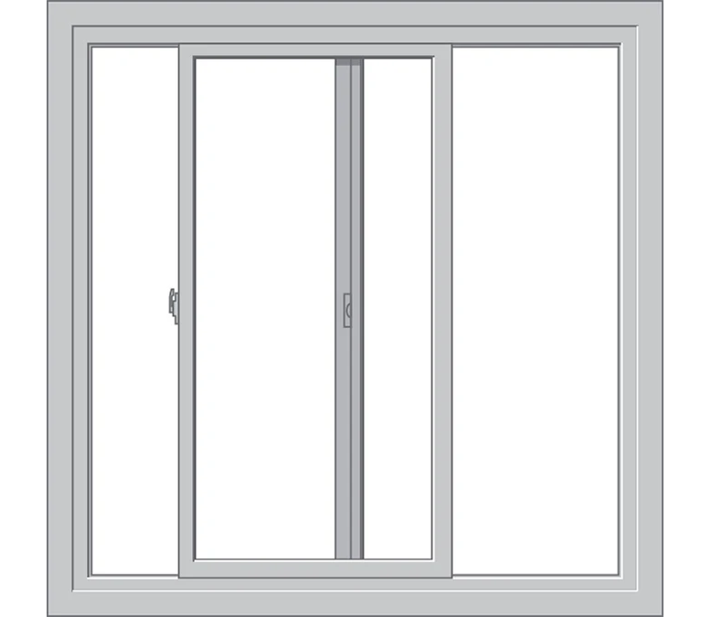 Lake Geneva Pella Hurricane Shield Series Vinyl Sliding Window